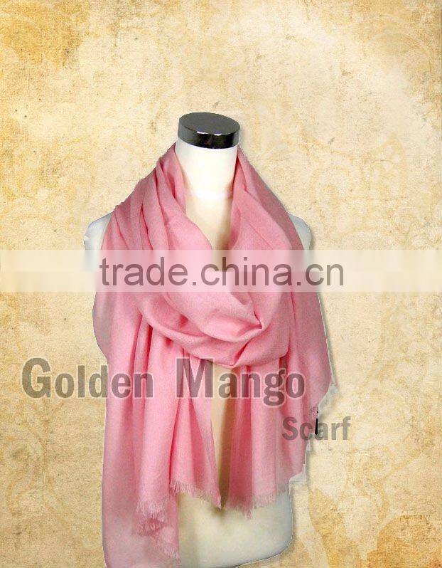 Plain color 100% wool scarves