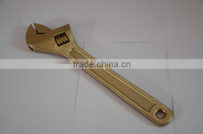 Non-sparking Adjustable Wrench,safety adjustable wrench