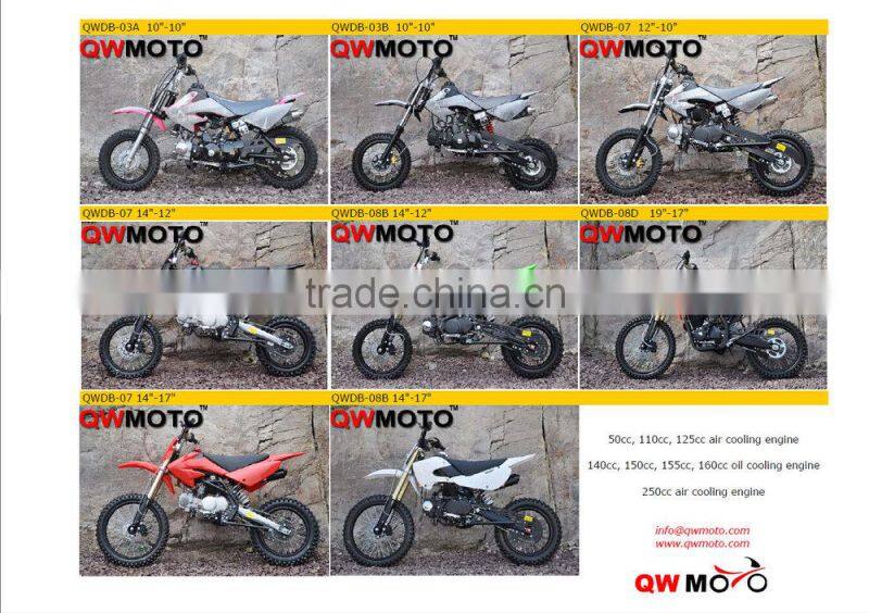 Pitbike 125cc Motocross Dirt Bike for professional QWMOTO