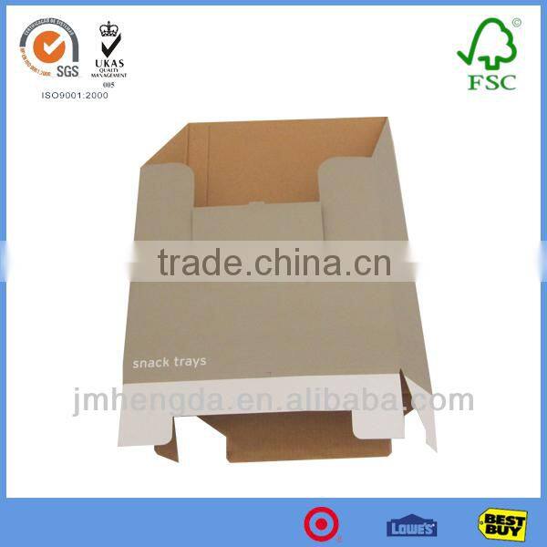 Full color printing die cut corrugated paper boxes origami with good quality