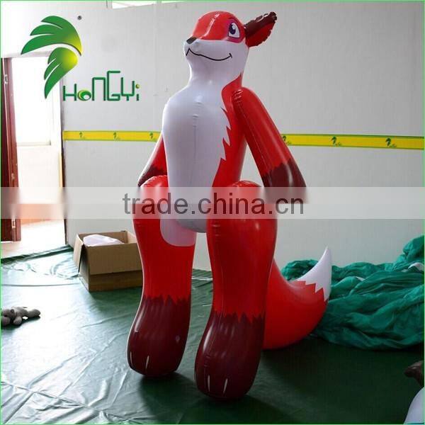 Hongyi Hot Sale Giant Inflatable Standing Fox Toys , Wonderful Inflatable Fox For Sale With Factory Price
