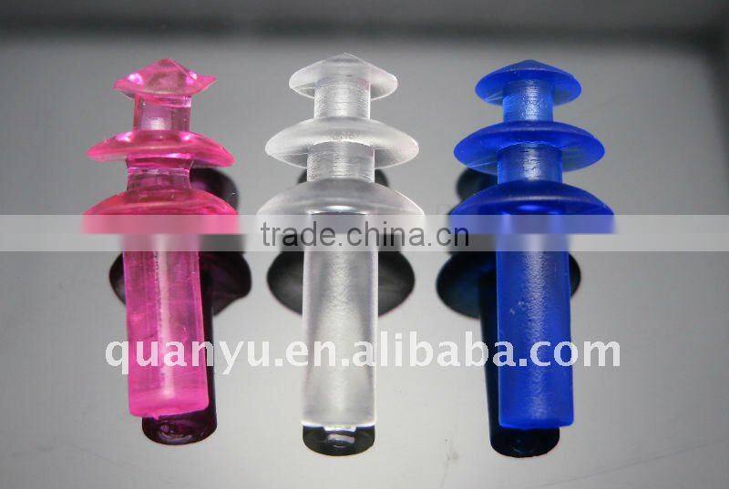 Durable Novelty PVC Waterproof Swimming Ear Plugs