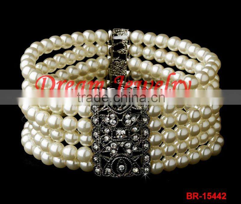 charm bracelet beads pearl bracelets beaded jewelry 2016
