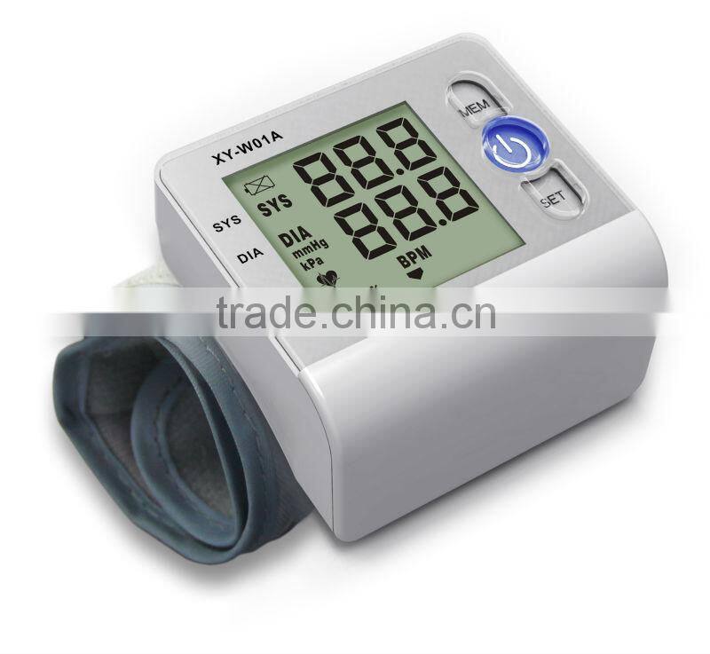 Intelligent Digital Electronic Wrist Blood Pressure Monitor for Healthcare