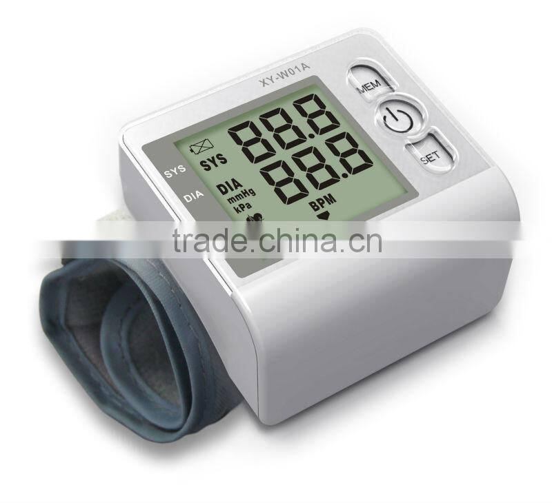 Intelligent Digital Electronic Wrist Blood Pressure Monitor for Healthcare