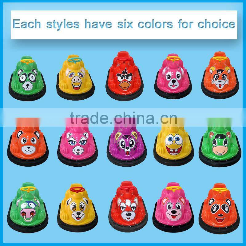 CE-Engineering plastic 2015 New style Animal Bumper Car battery operated toy car