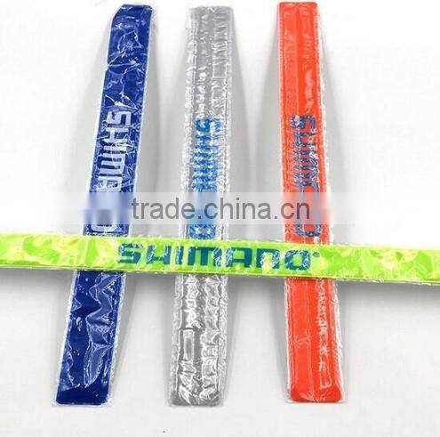 Wholesales promotional cheap reflective slap wrap band