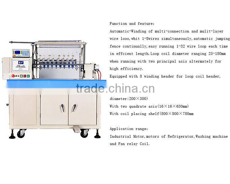 Multi-layer winidng ferrite inductor choke electric motor winding machine