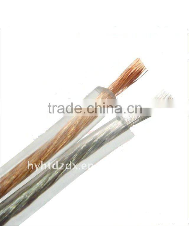 Transparent audio Speaker Cables