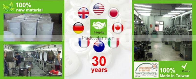 (#B6057) two holes gold plating white rim two parts assembled white garment plastic button