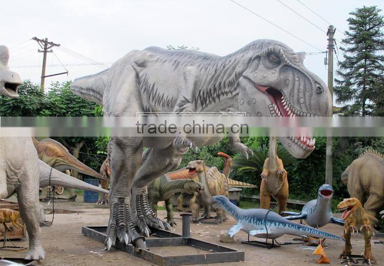 Amusement park electric dinosaur king games