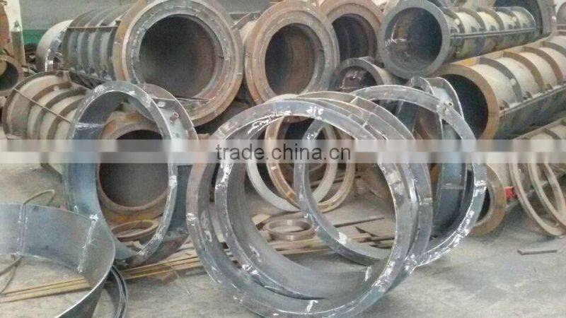 machine for the production of cement concrete pipe moulds