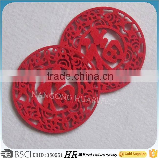 Waterproof Contracted felt table mat, Soft Computer mouse desk felt coaster pad