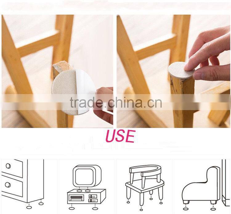 different using wool felt pad for furniture