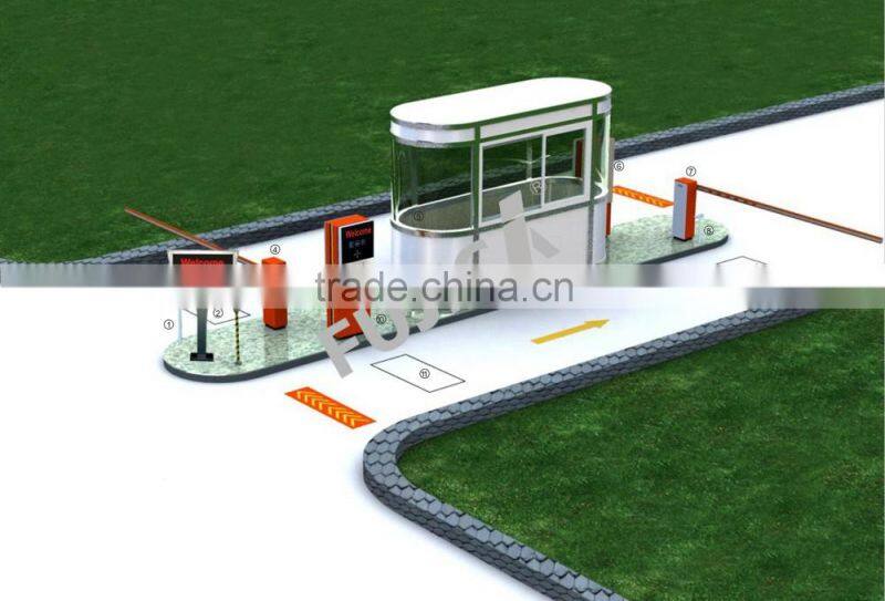 Vehicle barrier access control parking system with RFID tags label FJC-T6