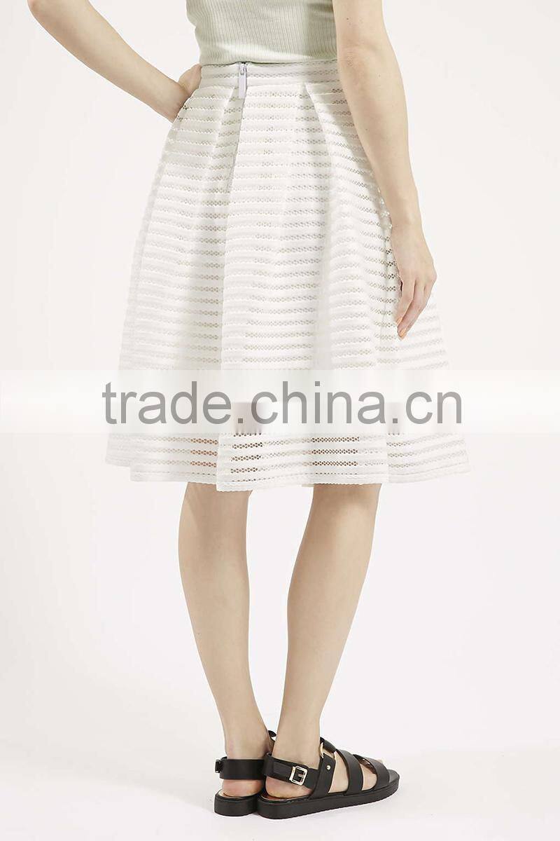 stylish cotton soaringly elegant women's midi skirt