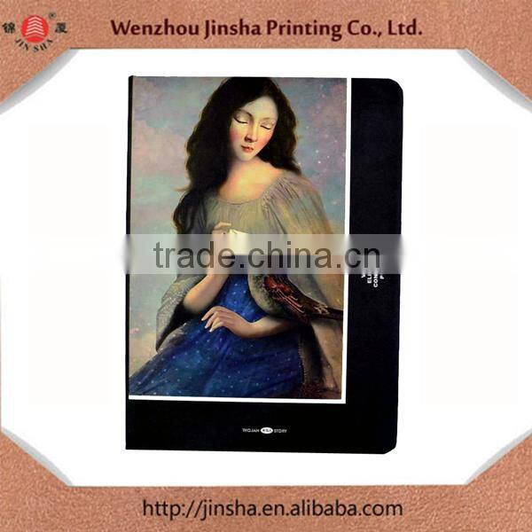 High quality a5 hard cover notebook printing01