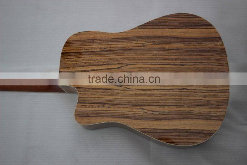 DC-77-2 model spruce&zebra wood acoustic guitar