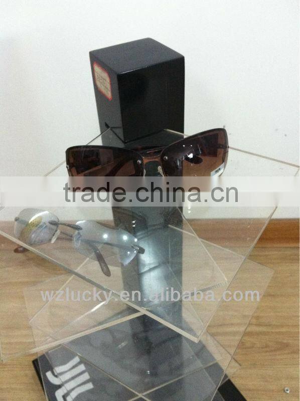 Black small acrylic watch display stand