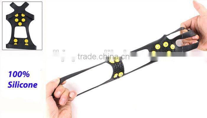 2015 hot sell 5 spikes sports shoes use silicone ice cleats