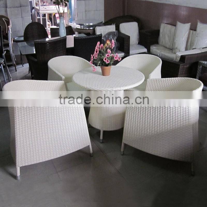 outdoor aluminum furniture nice quality elegant leisure rattan wicker garden set YPS007