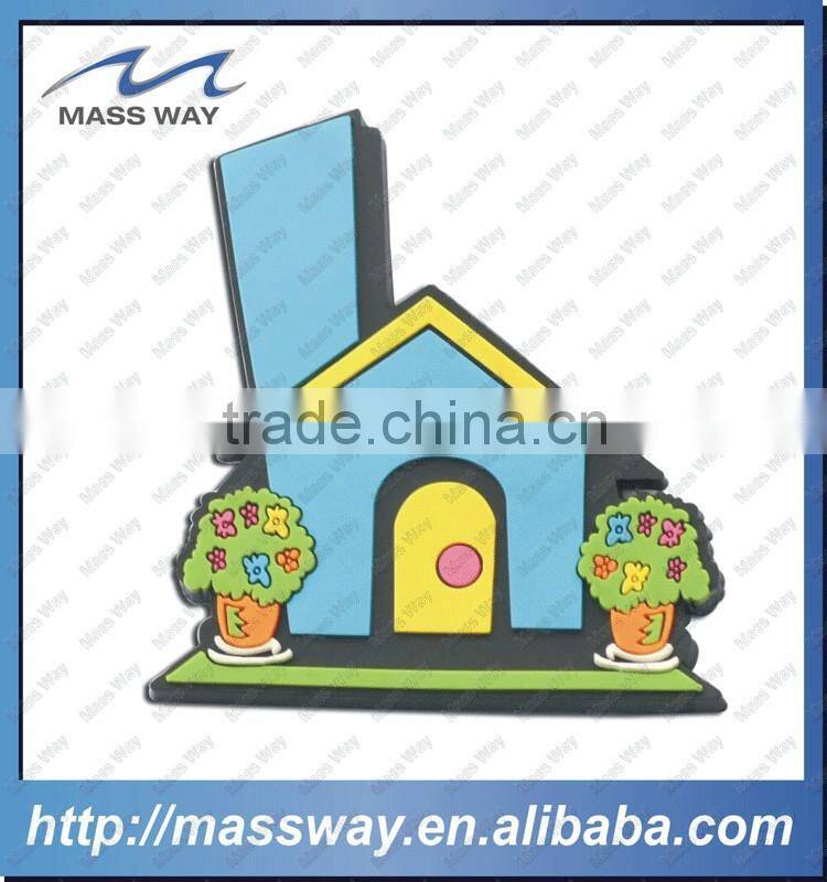 customized gifts cartoon 3D soft PVC rubber refrigerator magnets