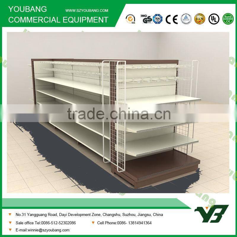 high quality metal supermarket shelf