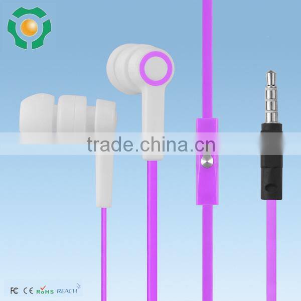 Hot sell new design in ear stereo mp3 earphone in bulk