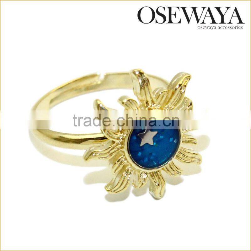 ring with big stone galaxy theme fashion style osewaya best products Japan