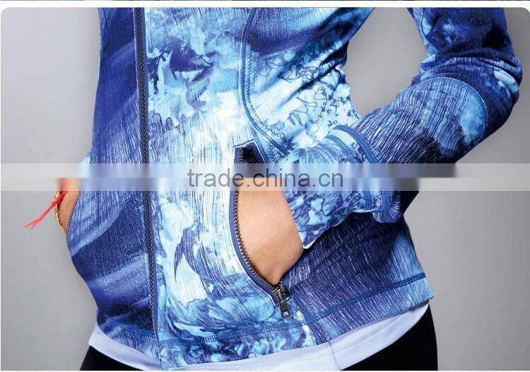 Fashion cheap windprrof outdoor sports wear polyester spandex jacket