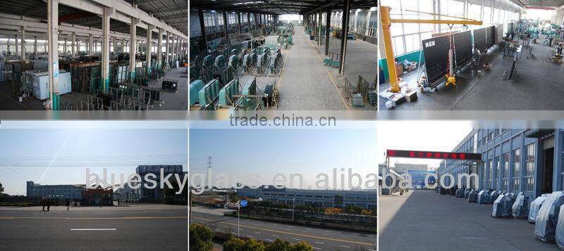 Standard size 12mm silk screen tempered glass panel with CE certificates