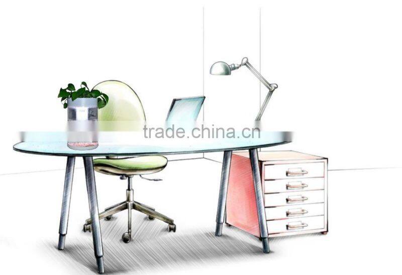 High quality mini RGB LED light fish tank acrylic aquarium round plastic fish tank