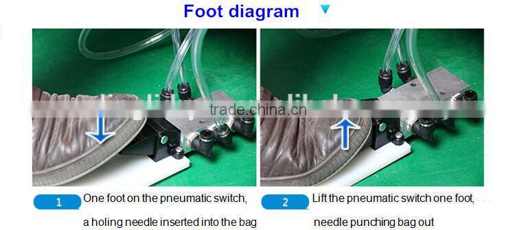 Manual edible fungus punch holing machine 2015 new automatic perforating machine