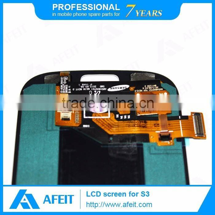 Full Assembly LCD with Digitizer touch screen with frame complete for Samsung Galaxy s3 i9300 black& white