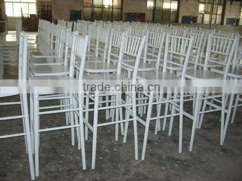 Top Quality Gold wooden chiavary barstool, bar chiavari chair