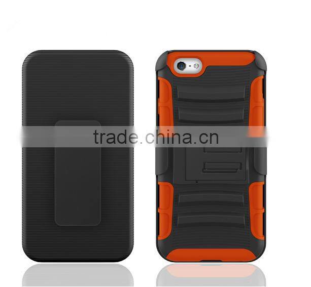 3in1 Hybrid robot armor kickstand phone defender case for iphone6 Stand cover case