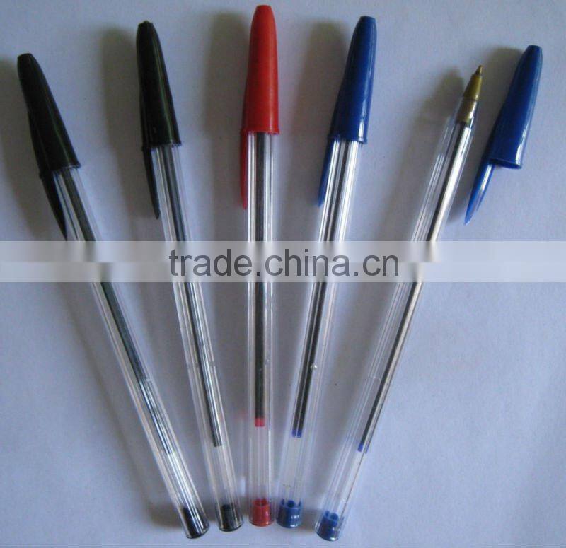 Cheap feature plastic ballpoint pen for promotion