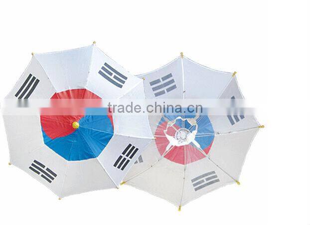 Hand Free Sun Protection Customizable Head umbrella Mini Umbrella Hat