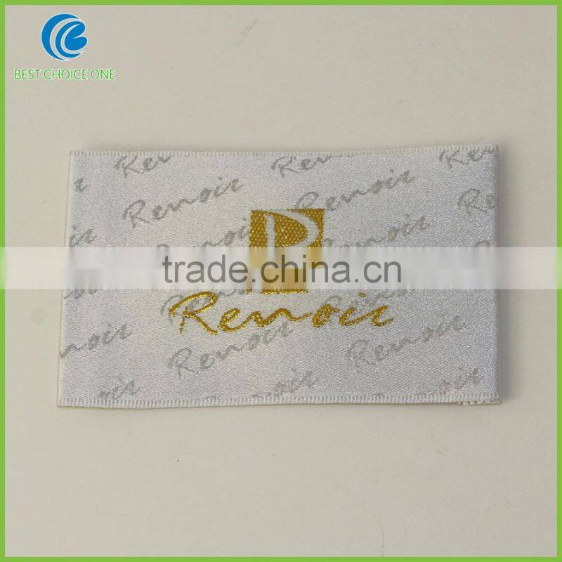 China Customized Brand Name Fabric Cloth Garment Label Woven Cheap Clothing Labels