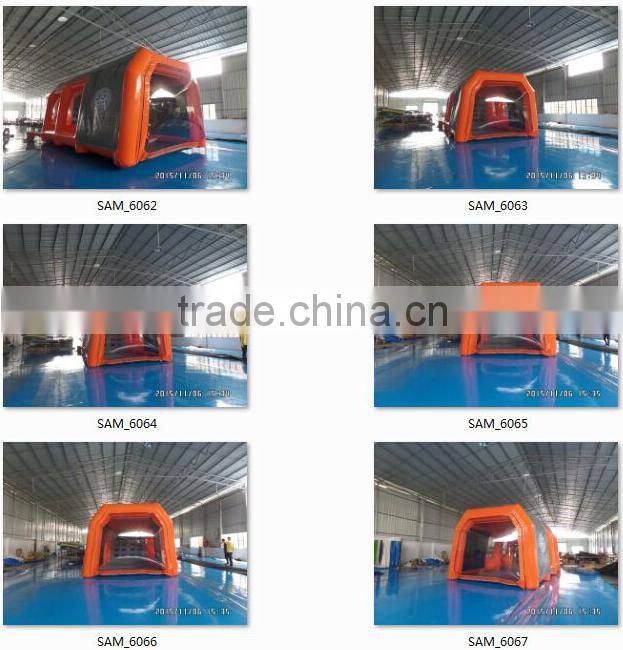 Cheap mobile or car inflatable paint booth/ inflatable spraying booth/ inflatable spray booth