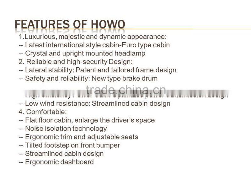 Sinotruk Howo 6X4 made in China DUMP TRUCK for sale