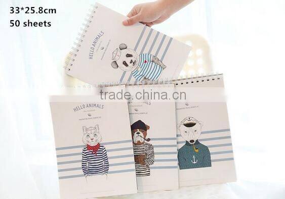new design wholesale notebook student sketchbook