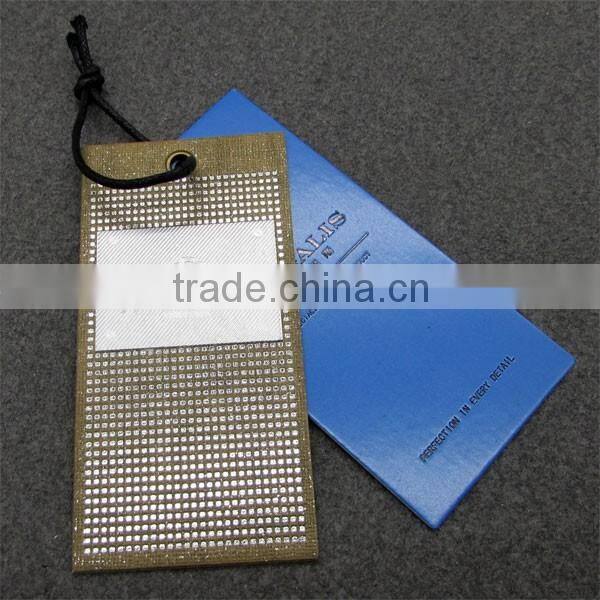 Full Silver Hotstamping Hangtags in Shishi
