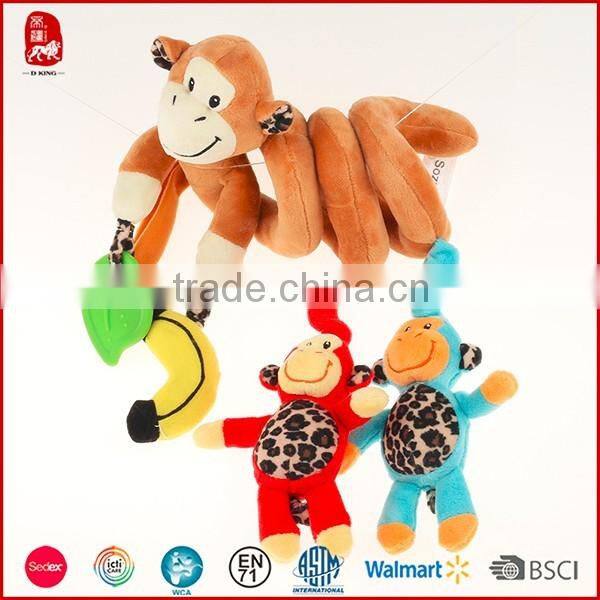 Cute design bayb bed hang toy musical instruments hot selling baby plush toy CHINA factory toys