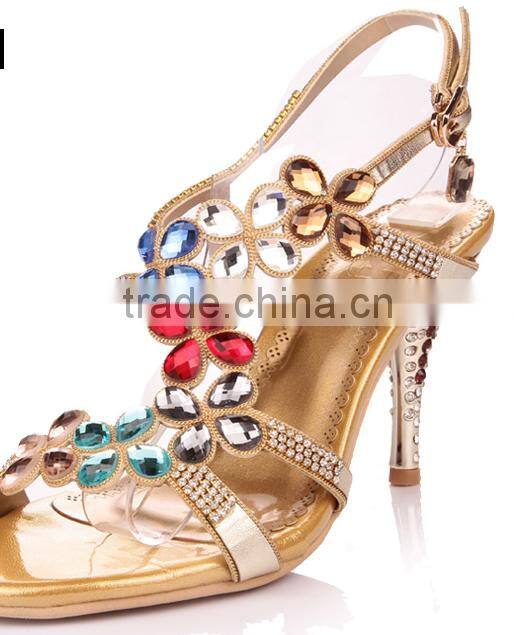 Decoration women high heel shoes decorative fabric patches