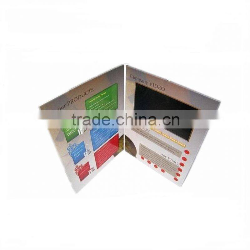 1.8-7" LCD video greeting card