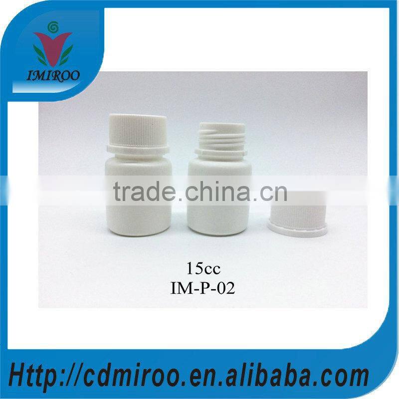 10cc white pill bottle for medicine, vitamin bottle