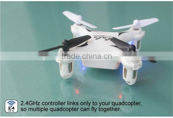 2015 2.4GHz 6 Axis Gyro 360 degree flip mini drone helicopter