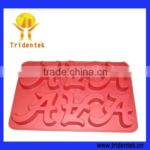 Promotion and Fashion 6-cup Food Grade A Shape Silicone Mold