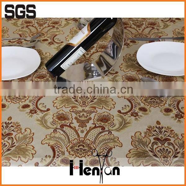 wholesale custom sequin jacquard damask table runner
